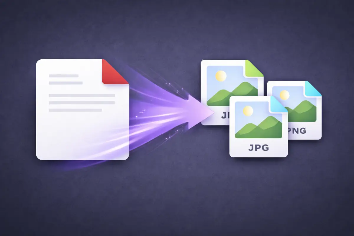How to Convert PDF to JPG for Free (No Upload, High Quality)