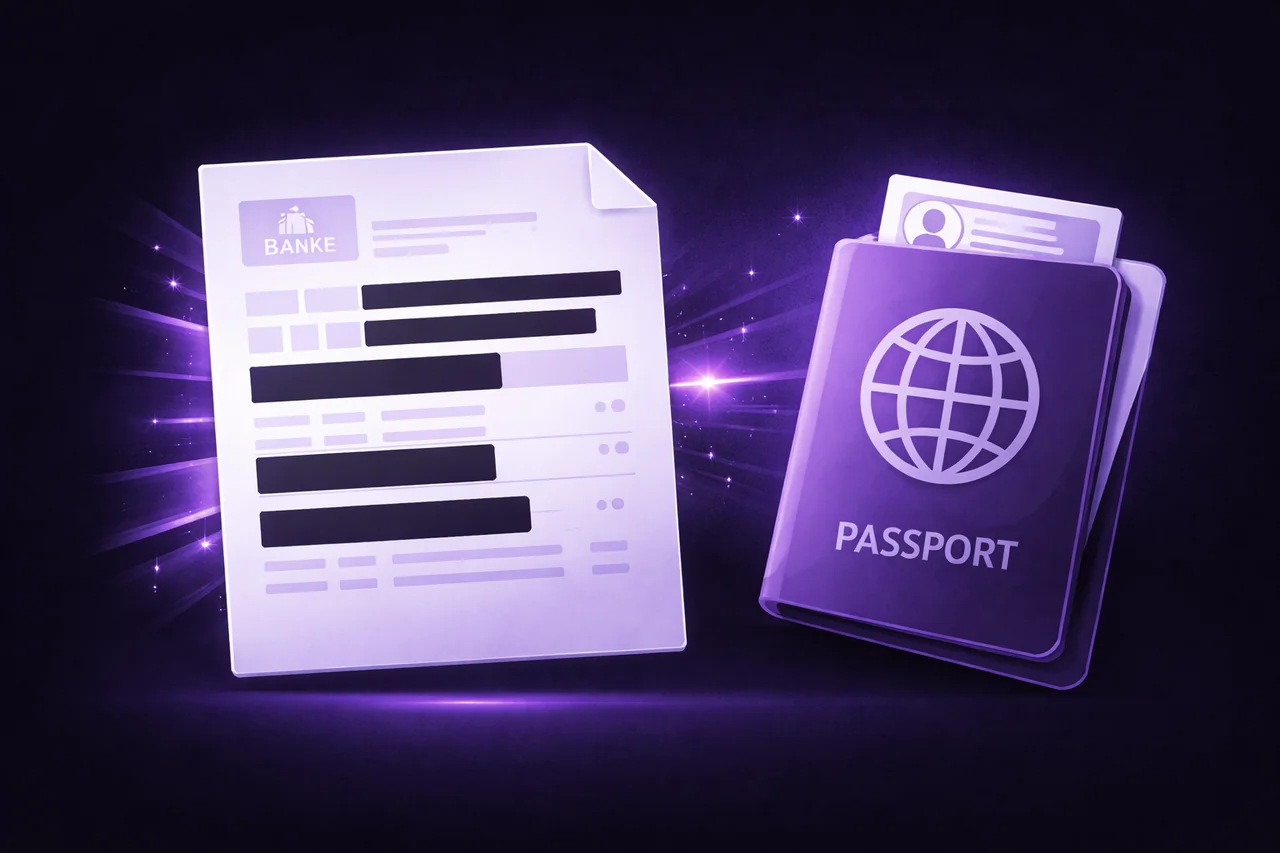 How to Redact a Bank Statement for a Visa Application